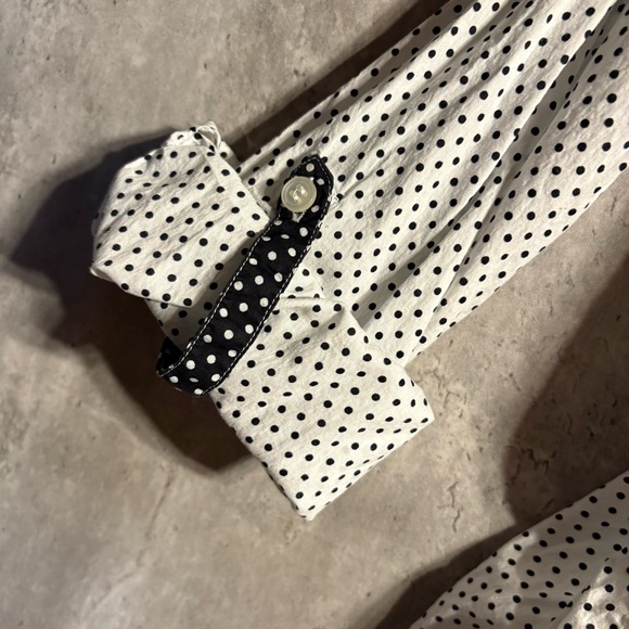 Chico's White and Black Button Down Shirt - Picture 5 of 9